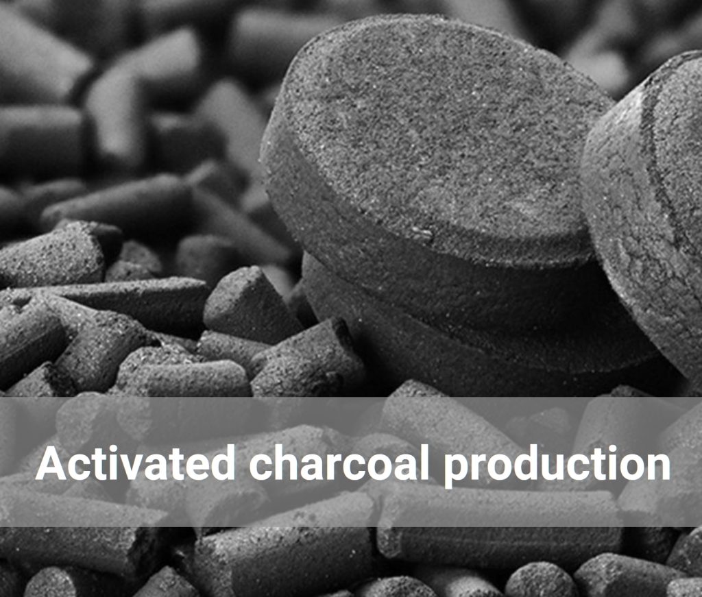 Activated charcoal production