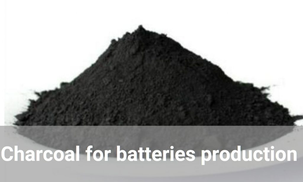 Charcoal batteries production